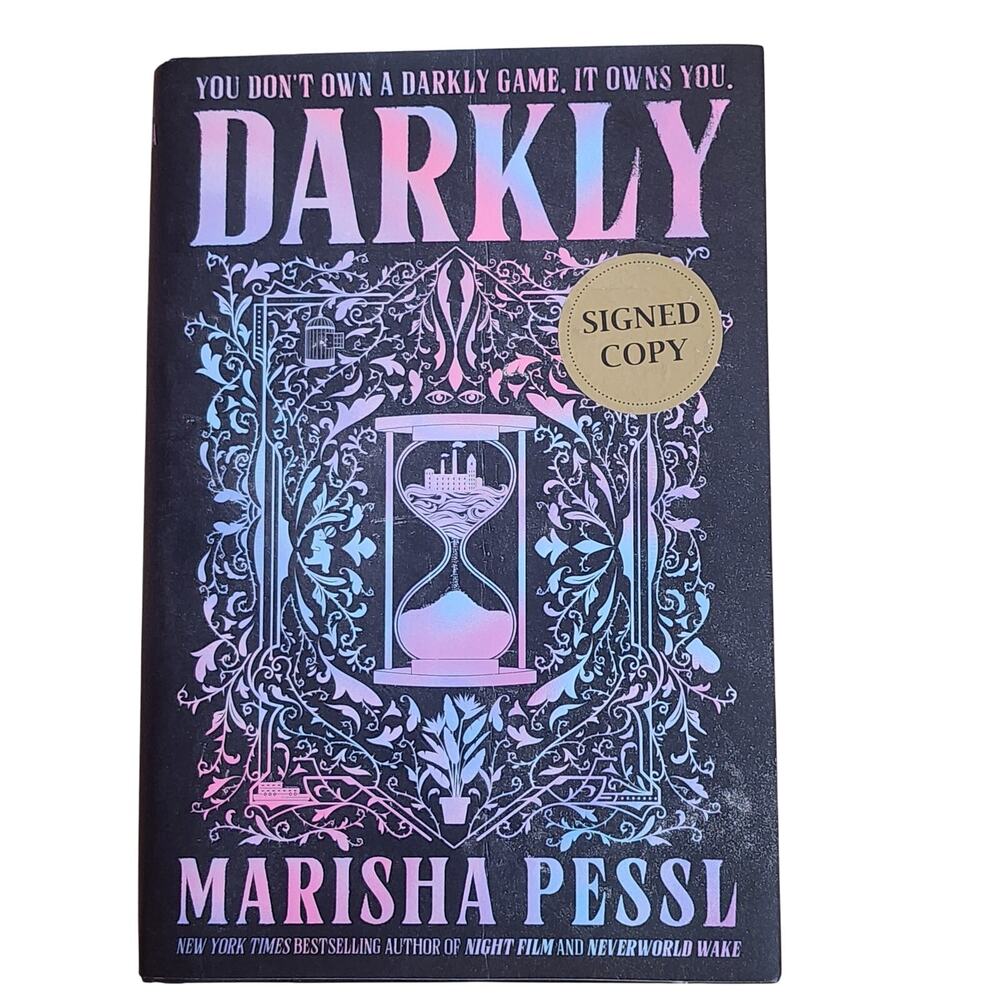 Darkly Hardcover Novel Signed Copy Marisha Pessl